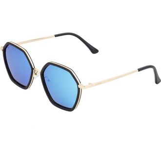 Bertha Sunglasses Ariana Polarized Sunglasses in Black/blue at Nordstrom
