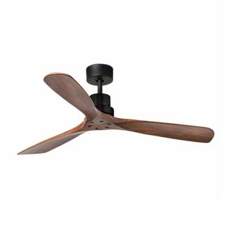 Netlighting Lantau Matt Black Ceiling Fan With DC Motor 2700K
