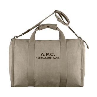 A.P.C. Weekend Bags - male - A.P.C. - Weekend Bags - Green - ONE SIZE - Bags
