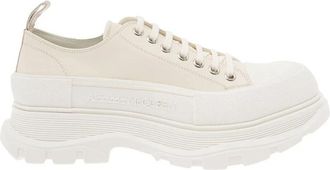 Alexander McQueen Sneakers - Heren - Sneakers - Beige - 41 EU - Leer - Schoenen