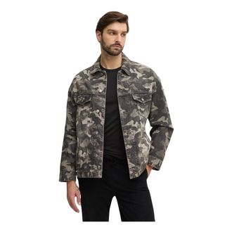 Michael Kors Heren, Jassen, Grijs, Maat: L/Xl Denim