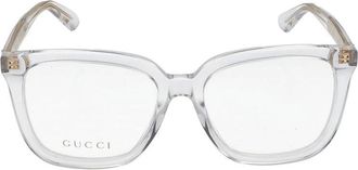 Gucci Glasses, female, Gray, Size: 53 MM Optical Frame