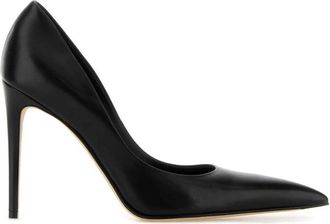 Alexander McQueen Leren pumps met spitse neus en hoge hak - Dames - Pumps - Zwart - 39 EU - Leer - Schoenen