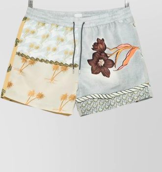 Paul Smith swim shorts mixed floral pattern pockets