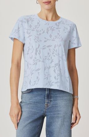 Splendid Air Burnout T-Shirt in Country Air Windy Blue at Nordstrom, Size X-Large