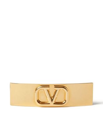 Valentino Garavani VLogo Signature haarclip - Goud