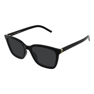 Saint Laurent SL M178 Cat Eye Zonnebril - Dames - Accessoires - Zwart - Maat: 54 MM Nylon