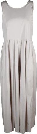 Max Mara Moira Midi Jurk - Dames - Casual kleedjes - Beige - M - Katoen - Kleedjes