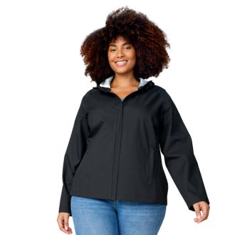 Free Country Womens Plus Size X2O Packable Rain Jacket