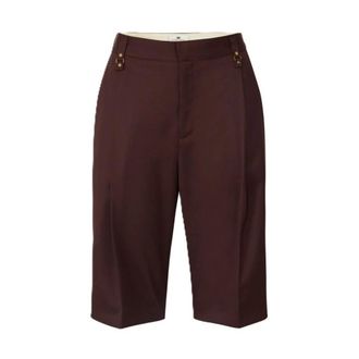 Elisabetta Franchi Mujer, Pantalones cortos, Marr&oacute;n, Talla: XL