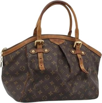Louis Vuitton Pre-owned Monogram Canvas Hand Bag - Dames - Vintage Handtas - Bruin - ONE Size - Leer - Vintage