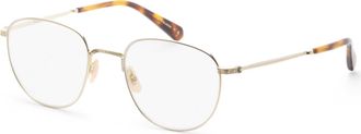 Garrett Leight Unisex 51 mm Gold Opticals