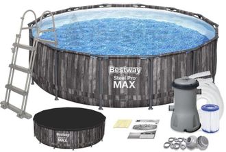 Bestway Piscina De Estructura 427x107 Cm Conjunto 9 En 1 Bestway 5614z