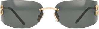 Miu Miu MUA51S 5AK5S0 Womens Sunglasses Gold Size 75