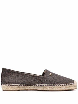 Michael Michael Kors Espadrilles April con monogramma - Marrone
