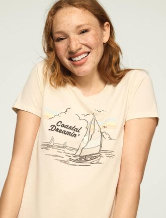 Lucky Brand Womens Gone Coastal Classic Crew