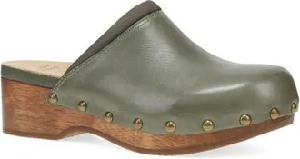 Dansko Andie Platform Mule in Olive Calf at Nordstrom, Size 11.5-12Us