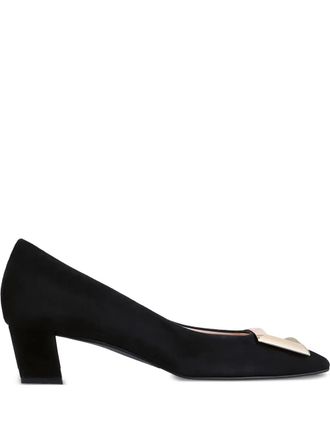 Högl Thilda block-heel suede pumps - Black
