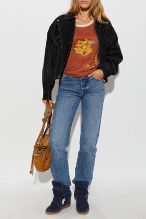 Isabel Marant T-shirt Kiliann, Womens, Brown