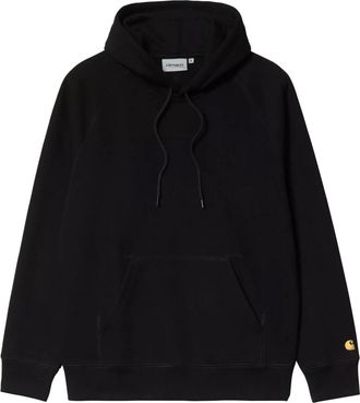 Carhartt Work in Progress Hooded Chase Sweatshirt - Heren - Hoodies - Zwart - S - Katoen - Hoodies & sweatvesten