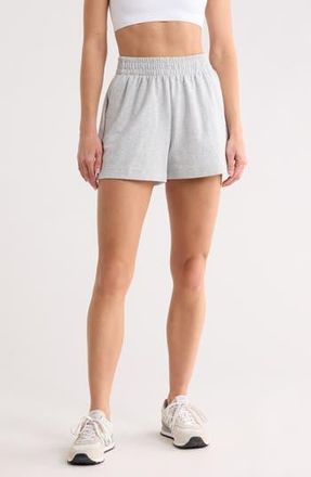 Zella Relay Terry Shorts in Grey Light Heather at Nordstrom Rack, Size X-Large