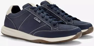 Clarks Townview 26184716 Sneakers Mens Navy Nubuck Low Top Trainer Shoes MEW884