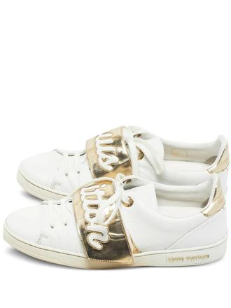 Louis Vuitton Frontrow leather sneakers - Bianco