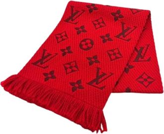 Louis Vuitton Pre-owned Stole - Dames - Vintage Accessoires - Rood - ONE Size - Wol - Vintage