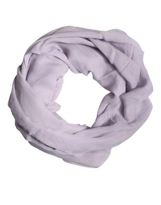Dolce & Gabbana Womens Silk Rectangle Wrap Shawl Purple