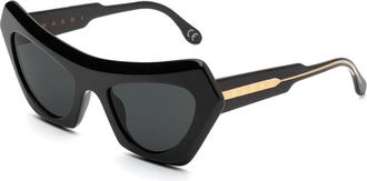 Marni Devils Pool 3627 ZTJ Womens Sunglasses Black Size 56