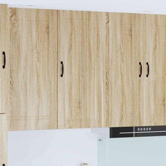 vidaXL vidaXL Mobile da cucina con lo scaffale Rovere Sonoma 50 x 31 x 100 cm