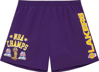 Mitchell & Ness x NBA Team Heritage Woven Short Los Angeles Lakers PSHR5404-LALYYPPPPURP