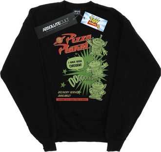 Disney Dames/Dames Toy Story 4 Pizza Planet Little Green Men Sweatshirt (Zwart)
