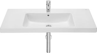Roca Lavabo De Porcelana Mural O De Sobremueble The Gap 1000x446x175mm Blanco