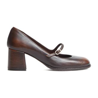 L'Arianna Decollet&egrave; De 2434L - Dames - Pumps - Bruin - 36 1/2 EU - Leer - Schoenen