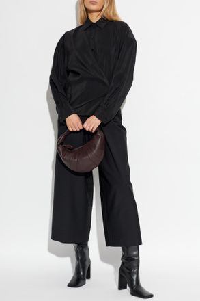 Christophe Lemaire Silk Shirt, Womens, Black