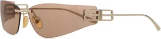 Balenciaga Golden Gossip Shield Sunglasses