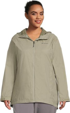 Columbia Plus Size Switchbacktm II Lined Long Jacket Womens Clothing Safari : 1X, Nylon