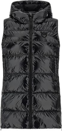 Pinko Pinko, Dames, Jassen, Zwart, Maat: XS Polyamide