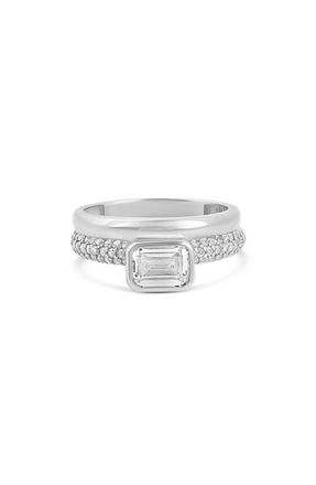 SHYMI Set of 2 Stacking Rings in Silver at Nordstrom, Size 7