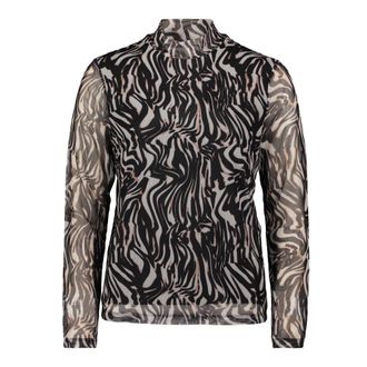 Betty & Co Overhemden, Dames, Veelkleurig, S, Polyester, Mesh Shirt