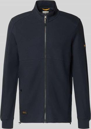 Camel Active Sweatjacke mit Stehkragen und Rei&szlig;verschluss in Marine, Gr&ouml;&szlig;e 3XL