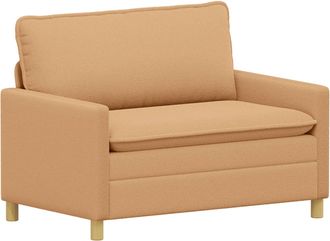 vidaXL Sof&aacute; 2 Plaza Beige 126 X 81 X 87,5 Cm Tela Vidaxl
