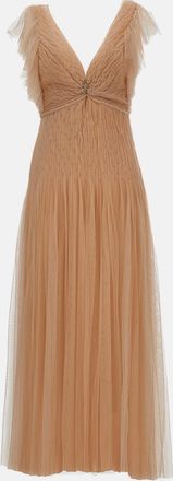 Elisabetta Franchi Abito Lungo In Tulle