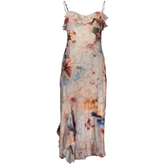 Desigual Pink Polyester Casual Womens Dress