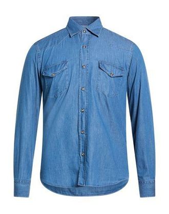 Grigio TOPWEAR - Denim shirts on YOOX.COM