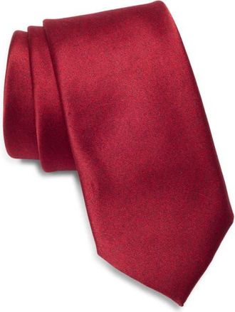 Nordstrom Pellerin Heathered Silk Tie in Burgundy at Nordstrom