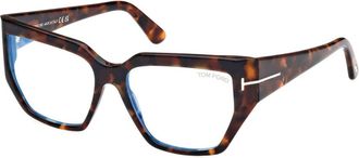 Tom Ford Womens Opticals Dark Havana 54mm Opticals