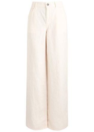 The Row The Row Eglitta Straight-leg Linen Jeans - White - 27 (W27 / UK8-10 / S)