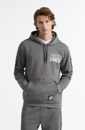 Ecko Stacked Up Hoodie in Grey Marled at Nordstrom, Size Xx-Large